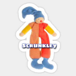 Scrunkley Sticker